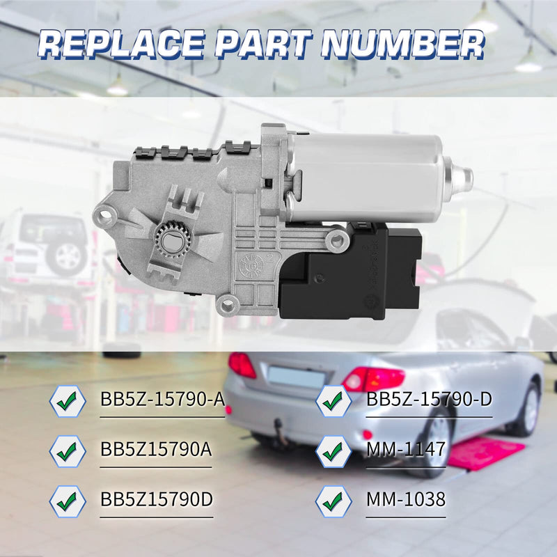 BB5Z15790A, Sunroof Motor Compatible with Ford Explorer Sport Utility 2011-2017, Moonroof Motor Replaces BB53-15B689-AB BB5Z15790D, Premium Durability, Effortless Installation