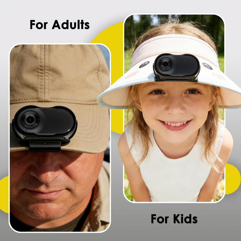 Mini Body Camera with Audio and Video Recording for Snorkeling(Black)