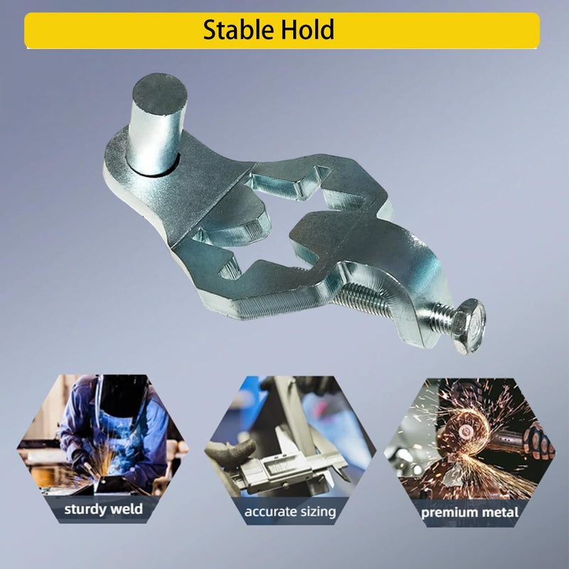 Heavy Duty T-Post Gate Hinge – Galvanized Steel Fence Hinge Pins for Chain Link Fence, Farm, Garden & Backyard Gates