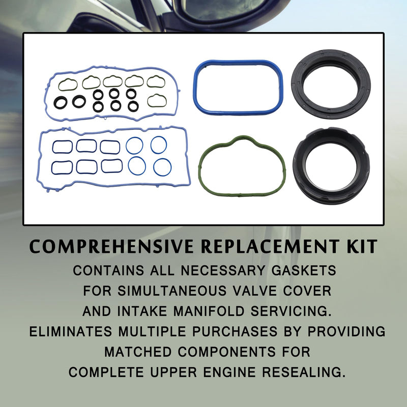 Manifold Gasket for 2011-2022 Chrysler/Dodge/Jeep/Ram - Direct Replacement VS50805R 5184562AC 828604 5184596AE (Exact Fit Engine Gasket)