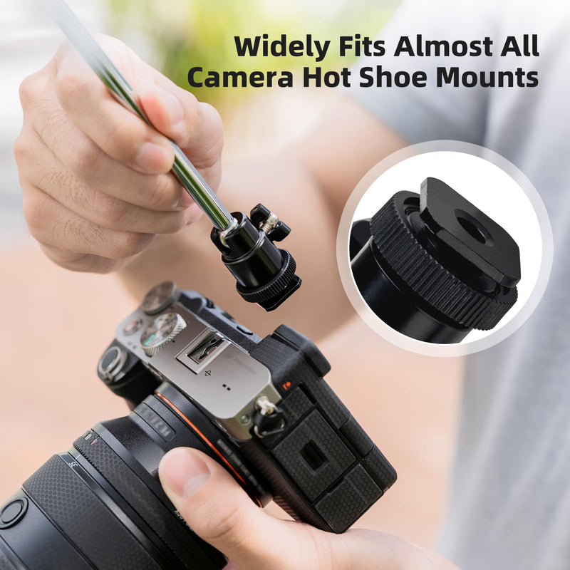 19.7" Camera Hot Shoe Umbrella Clear Camera Umbrella(NOT for Sunshade) | Transparent,Camera Umbrella Rain Cover for Nikon Canon Sony Fuji Mirrorless Cameras & Lenses Outdoor Shooting Photos Video 19.7" Camera Umbrella(CLEAR)