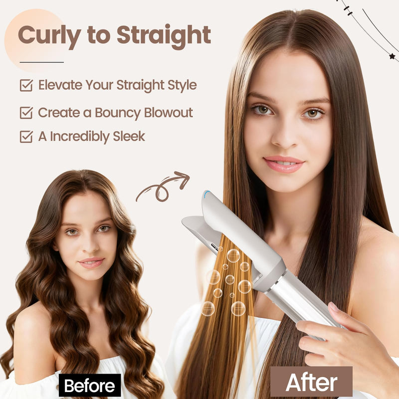 Upgraded Large Round Volumizing Brush and Hair Smooth Attachment compatible with Shark FlexStyle HD400 Series