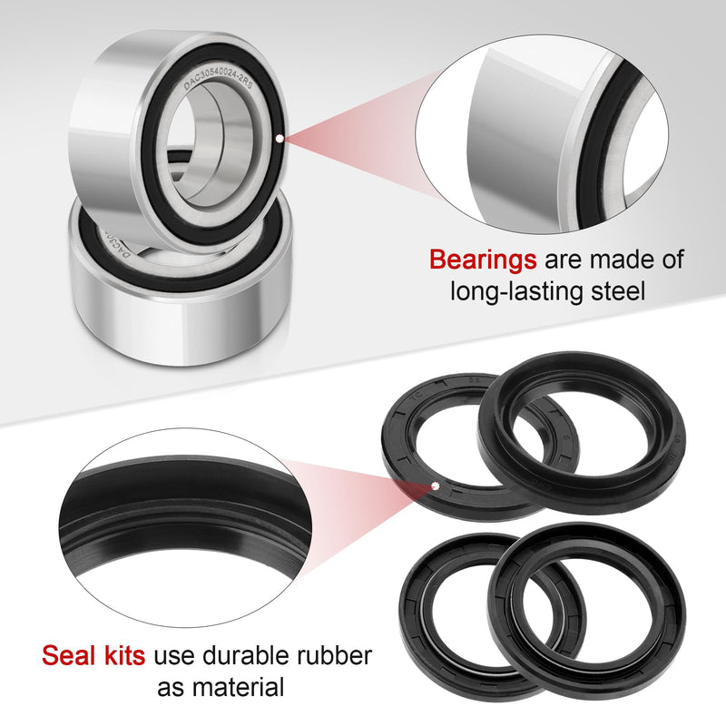 Wheel Bearings Seals Front for Honda Foreman 500 400 450 Rincon 650 680 Rubicon 500