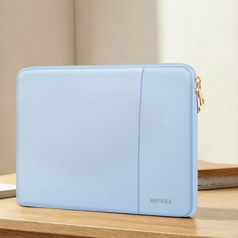 Laptop Case 13.3 inch, 13-13.3 inch Laptop Sleeve, Air Blue | Compatible with MacBook Air/Pro 13/Pro 14 M5 M4 M3 M2 M1, HP Dell ASUS Lenovo, Portable Computer Bag with Vertical Pocket