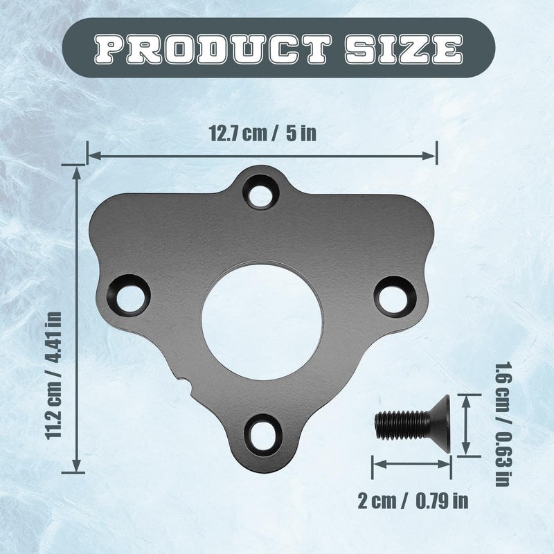 Camshaft Retainer Plate Gasket & Bolt Kit Compatible with Chevy Gen III V IV Engines LSX LS1 LT1 L83 L86 L87 LS2 LS3 Corvette Tahoe Replaces 12589016 MF127 73115