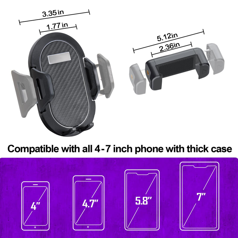 Phone Holder Mount Compatible with 2011-2018 Jeep Wrangler JK JKU Dash Multi-Mount Phone Kit with Storage Box Interior Accessories Wrangler 2011-2017