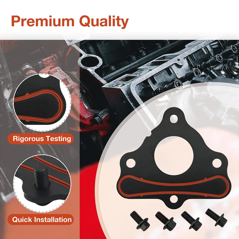 LS Camshaft Retainer Plate Gasket Bolt Kit Compatible with LS Series Engines, &Bolt Kit ARP 134-1003 Gen III IV V for GM LS1 LS2 LS3 4.8 5.3L 6.0L 6.2L Vortec Corvette Cam