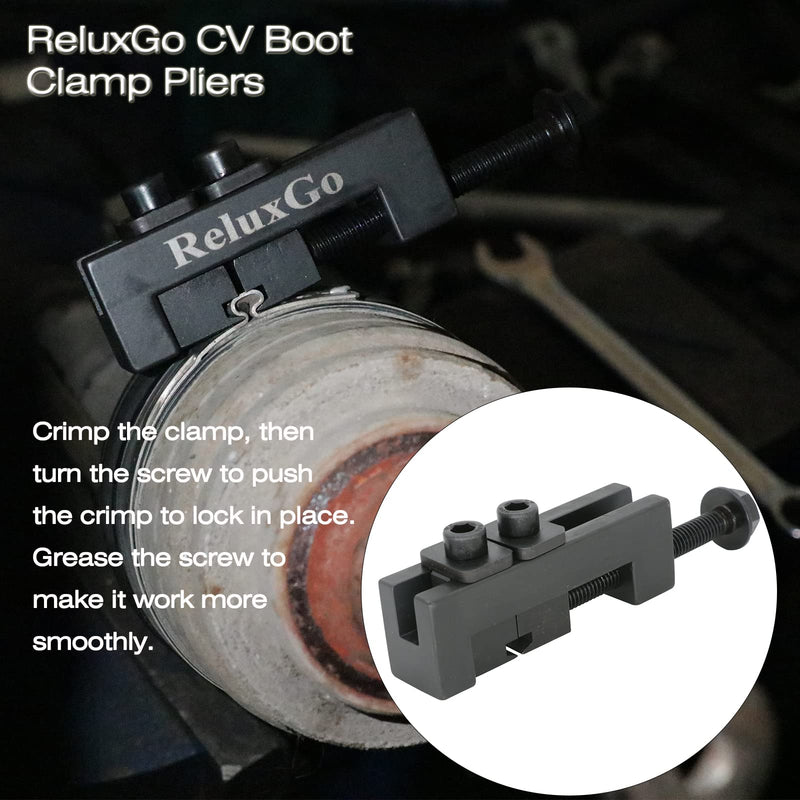 CV Boot Clamp Pliers, Single Ear Hose Drive Shaft CV Axle Boot Clamp Removal and Installation Tool Compatible with Toyota Lexus etc OEM 09521-24010 cv axle boot clamp tool