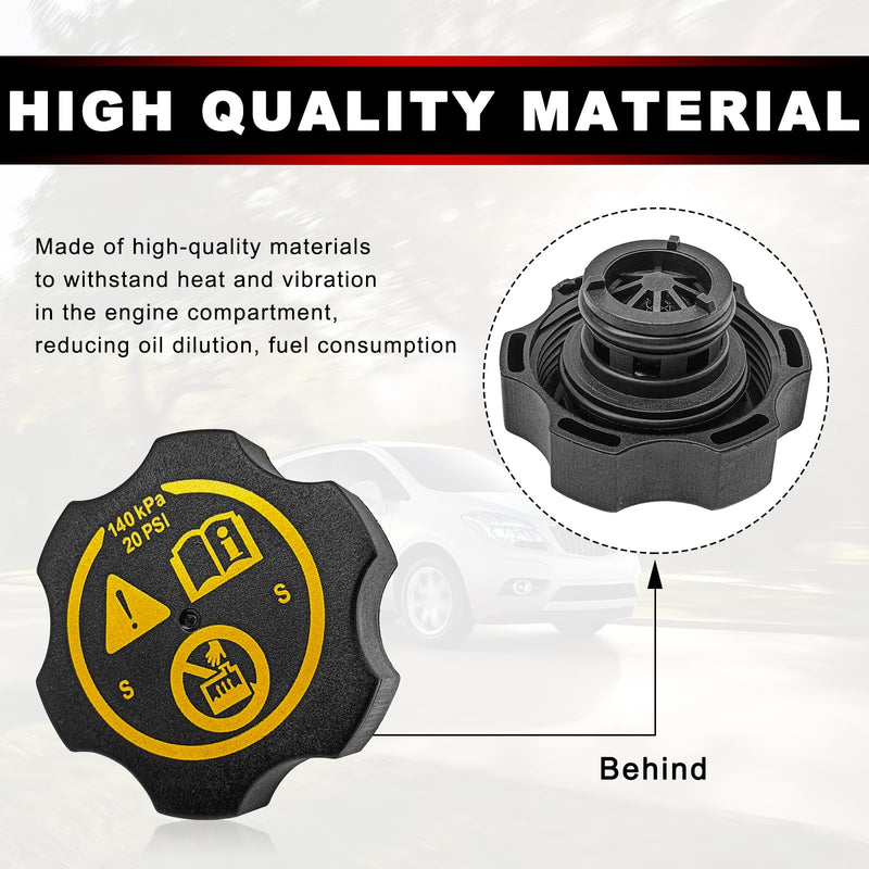 Universal Coolant Reservoir Cap Compatible with Chevy GMC Buck Cadilac -Silverado 1500 2500 3500 Express Avalanche Suburban Captiva Cavalier Equinox Malibu Savana Sierra Yukon