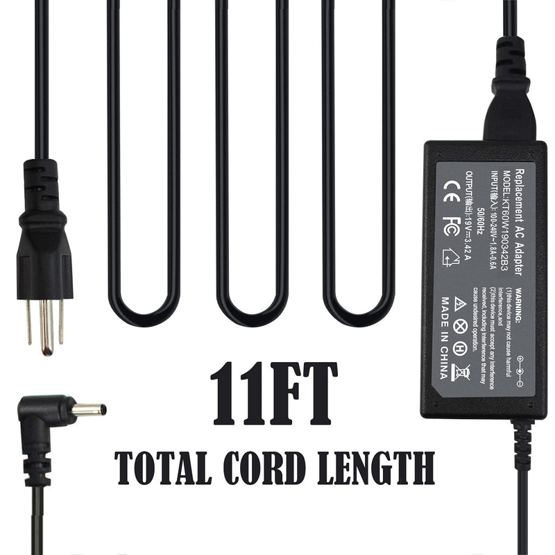 N20C5 N22C5 N23C3 N23H5 N23H1 N19H2 65W Laptop Charger for Acer 3.0 * 1.1mm | for Acer Swift,Aspire 3 5 Series A315-58 ADP-45FE F 19V 3.42A Also Fit for Samsung Galaxy View 18.4" Tablet SM-T670N/T677A