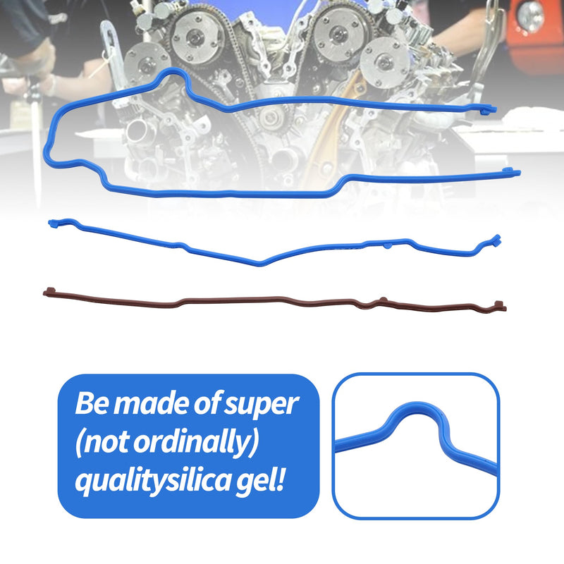 HiSport TCS46078 Timing Cover Gasket Set - Compatible with Ford Expedition F-150 F-250 Super Duty F-350 Super Duty Compatible with Lincoln Mark LT Navigator 5.4L Engine Undergasket