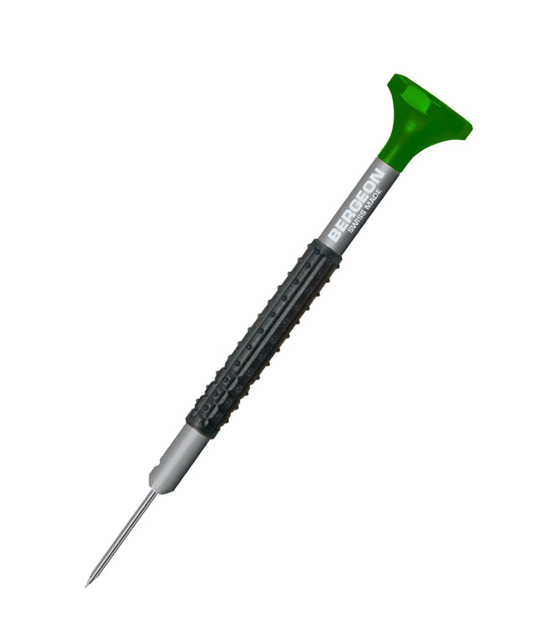 Bergeon 55-687 6899-AT-200 Stainless Steel Ergonomic 2.00mm Screwdriver with Spare Blades Watch Repair Kit