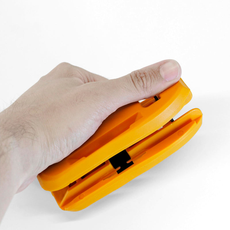 Furndiy 3in1 Edge Banding Trimmer - Edgebanding Trimmer - Edgebanding Cutter - Veneer Cutter - Melamine Trimmer - Melamine Cutter - Edgebanding Trimming - Double Edge Trimmer - Woodworking Tool Orange