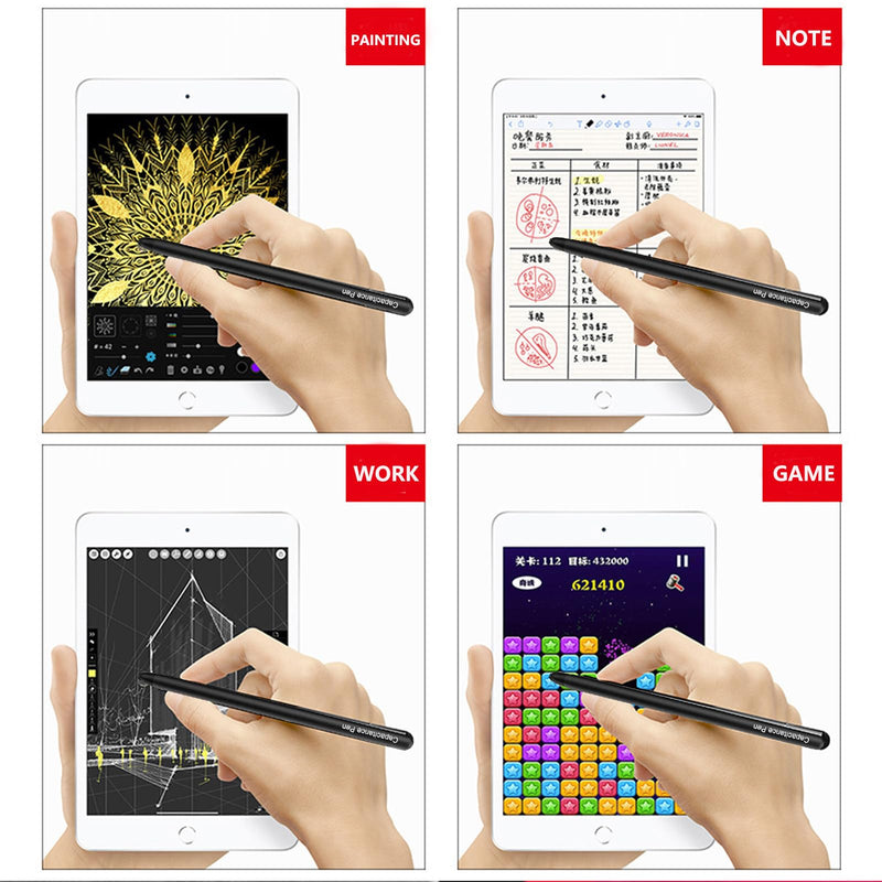 Stylus Pen for Touch Screen,Compatible with Galaxy Tab A9 Plus / A8 / A7 / A7 Lite/Apple iPad pro/iPad 9/8 / 7/6 / iPhone,Performance S Pen for Fire HD 10 Plus /8/7/All Touch Devices (Black) Black