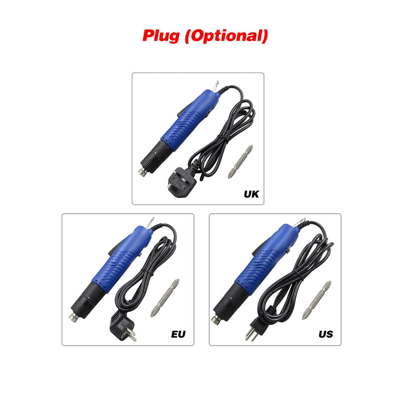 AC 110V Electric Screwdriver Handheld Corded Electric Screw Driver Adjustable Torque 1/4-in Screw Bit Diameter Repair Tool