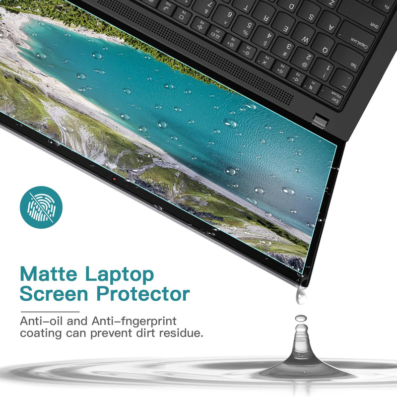 2 Pcs 13.3 Inch Anti Blue Light Screen Protector, Reduce Eye Strain Matte Anti Glare Computer Screen Cover, Blue Light Blocking Screen Protector for HP/Lenovo/Dell/Acer/Asus/Samsung/Envy 13.3’’ with