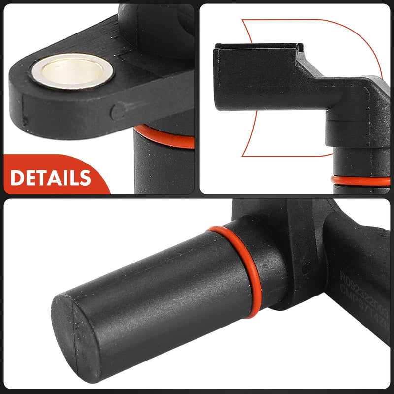 A-Premium Engine Camshaft Position Sensor Compatible with Ford F-150, Explorer, Fusion, Edge, Transit, Mustang, Taurus, Flex & Lincoln MKZ MKX MKS MKT & Mazda CX-9 & Mercury Sable, Replace# 7T4Z6B288A
