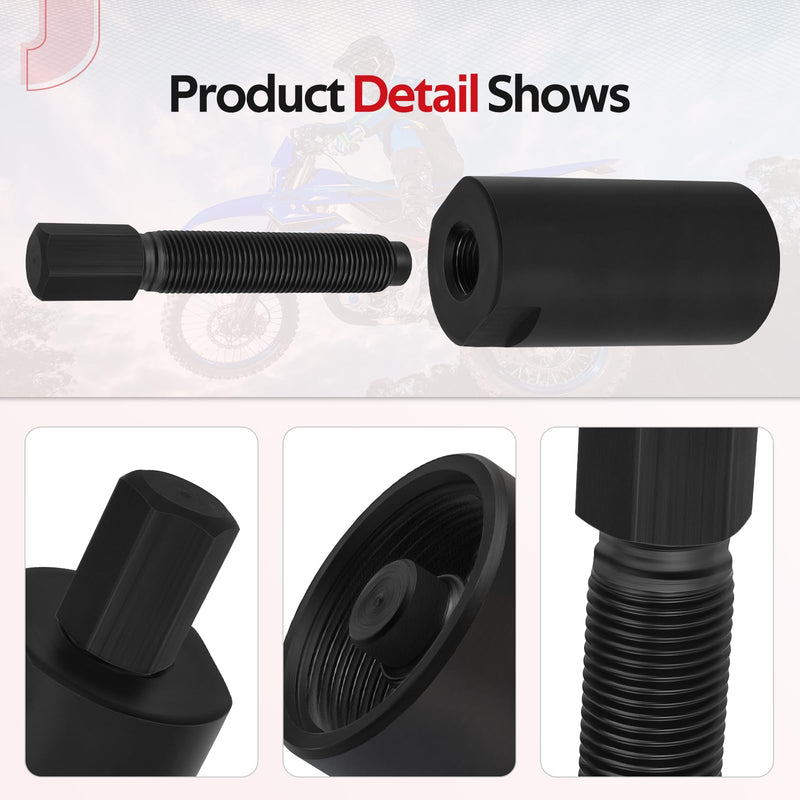 Flywheel Puller Remover Tool M33x1.5 for Yamaha YFZ450 YFZ450R YFZ450X WR250F WR450F Polaris Outlaw 500 Predator 500 Suzuki Ozark 250 Suzuki GSXR600 GSXR750 GSXR1000