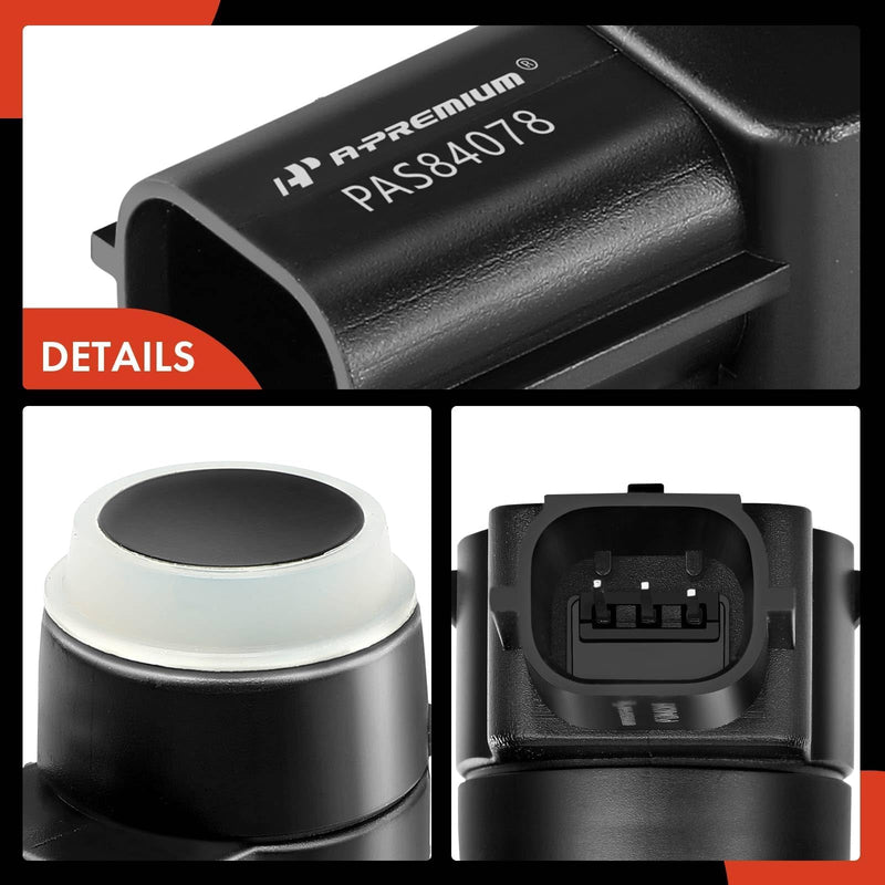 A-Premium 4-PC Reverse Backup Parking Aid Assist Sensor Compatible with Select Jeep, Dodge, Chrysler & Ram Models - Grand Cherokee, Liberty, Ram 1500 2500 3500, Grand Caravan, Charger, Journey, 300 4-PC Set