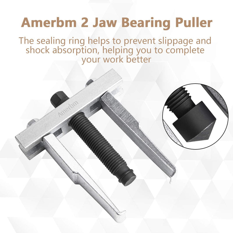 Two Jaw Bearing Puller Remover 30mm - 90mm Adjustable Puller Tool for Special Design for Narrow Spaces Removal Small Bearing or Gears