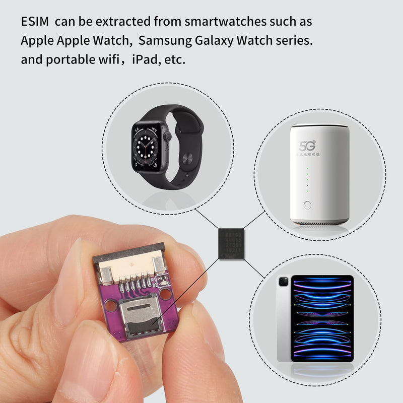 ESIM to Nano SIM Card Extension Cable ESIM Card Adapter Conversion Board ESIM Experimental Test