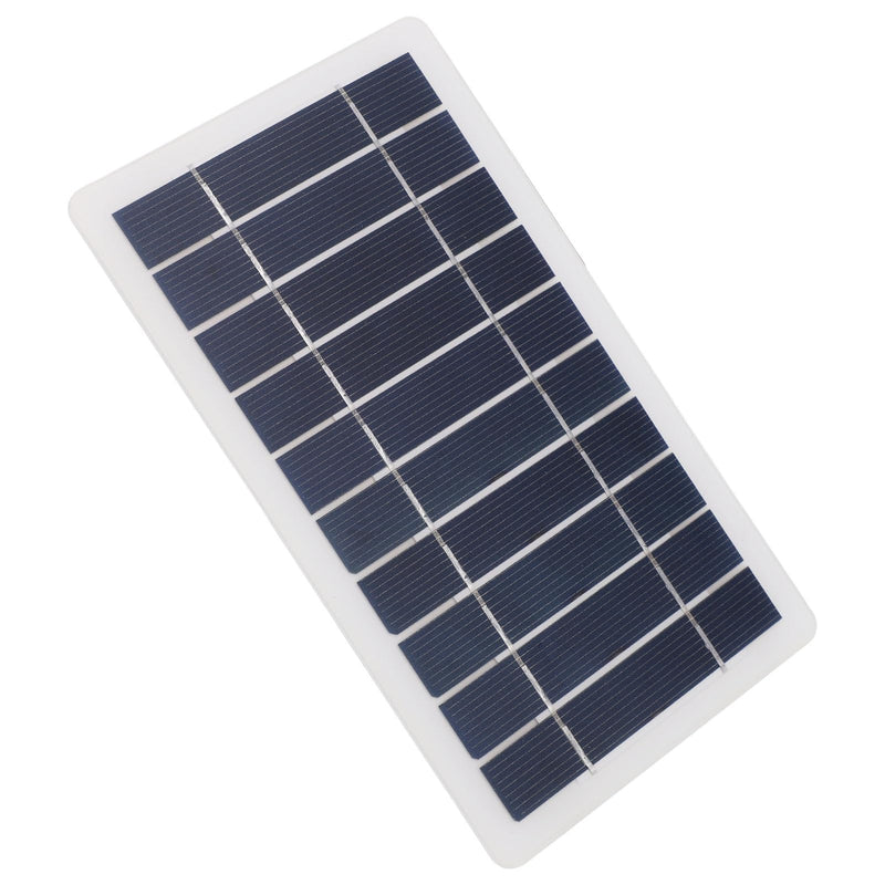Generic 5WSolarPanelCharger, HighEfficiencyMonocrystallineSiliconUSBSolarPanelwithFastChargingforLaptopRadioMobilePhoneCampingHiking