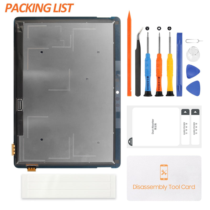 for Microsoft Surface Go 2 / Go 3 / Go 4 Screen Replacement 10.5" Black LCD Touch Display Assembly 1920x1280 Models 1901 1902 1926 1927 2067