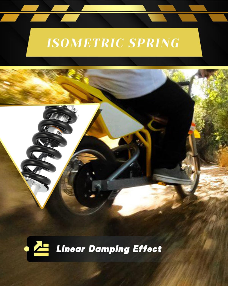 MX650 Rear Shock Absorber 8.7'' 221mm for MX650/500, SX500 Electric Dirt Bike And More Pit Bikes