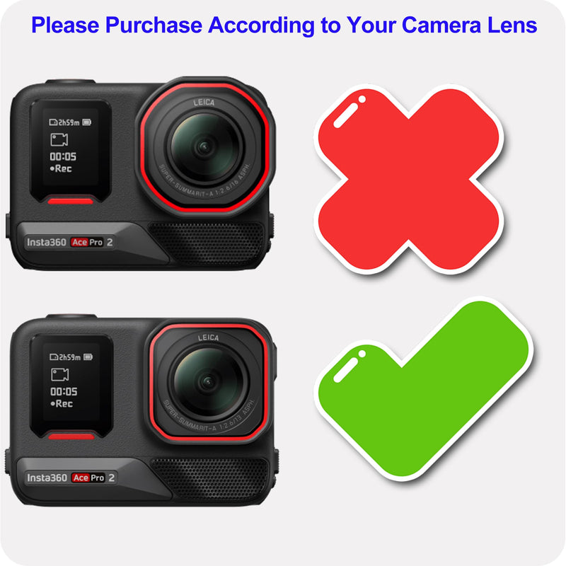 FitStill Waterproof Housing for Insta 360 Ace Pro 2/Ace Pro,50M/164FT Underwater Pressure Resistant Underwater Diving Protective Case Double Cold Shoe Design ace pro2 Accessories ace pro2&ace pro Case