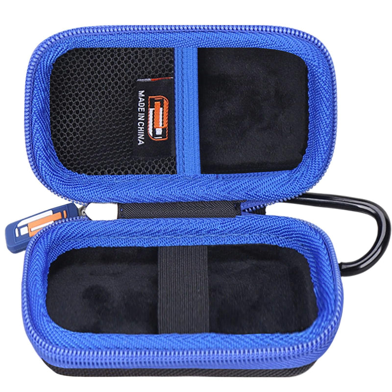 Hard EVA Carry Case Compatible with Eyoyo Mini 1D/2D Eyoyo 1D/2D Bluetooth Barcode Scanner, Portable Travel Storage Box with Strong Zipper & Carabiner Clip (Case Only)