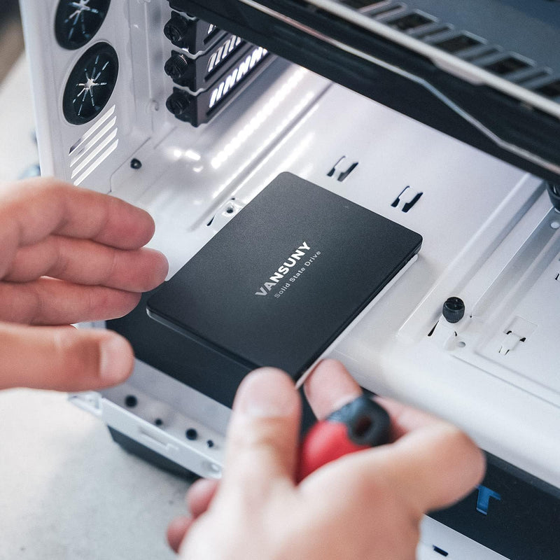 Vansuny 2TB SATA III SSD Internal Solid State Hard Drive 2.5” Internal Drive Advanced 3D NAND Flash Up to 500MB/s SSD Hard Drive for PC Laptop Desktop SATA 2.5"