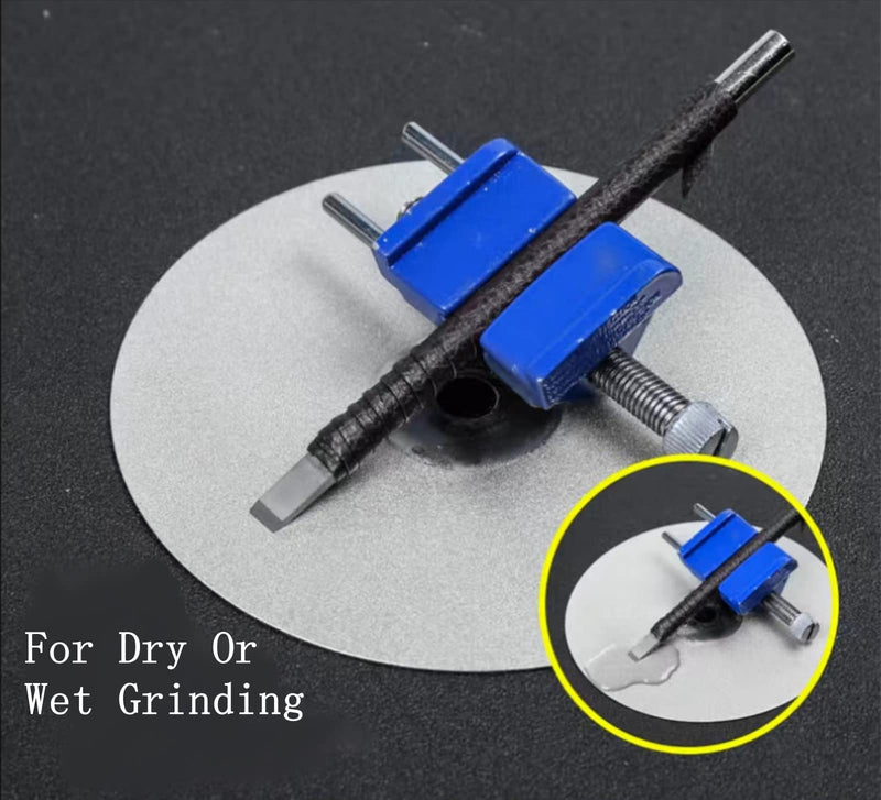 5PCS Diamond Polishing Disc Set 8" x 1/2", ENLAYER Diamond Flat Lap 80/400/800/1500/3000 Grit Wheel Lapping Grinding Disc Tool for Cutting or Sanding Stone and Glass 80 400 800 1500 3000