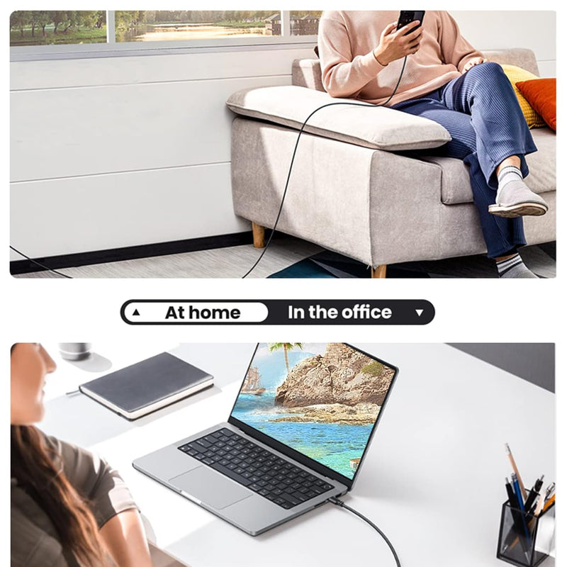 Long USB2.0 A to C Cable 60FT,USB2.0 A Female Cable to USB C Male Cable usb2.0 Data Compatible with Hard Drive, Camera, DVD Player, TV, Flash Light, Hub, Monitor, Speaker, and More