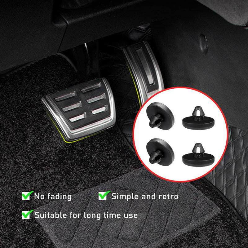 4 PCS Brake Switch Stopper, Car Brake Pedal Stop Pad Replacement Compatible with 90541-06036, Automotive Brake Light Switch Pad, Clutch Pedal Stopper Car Accessories 4 PCS