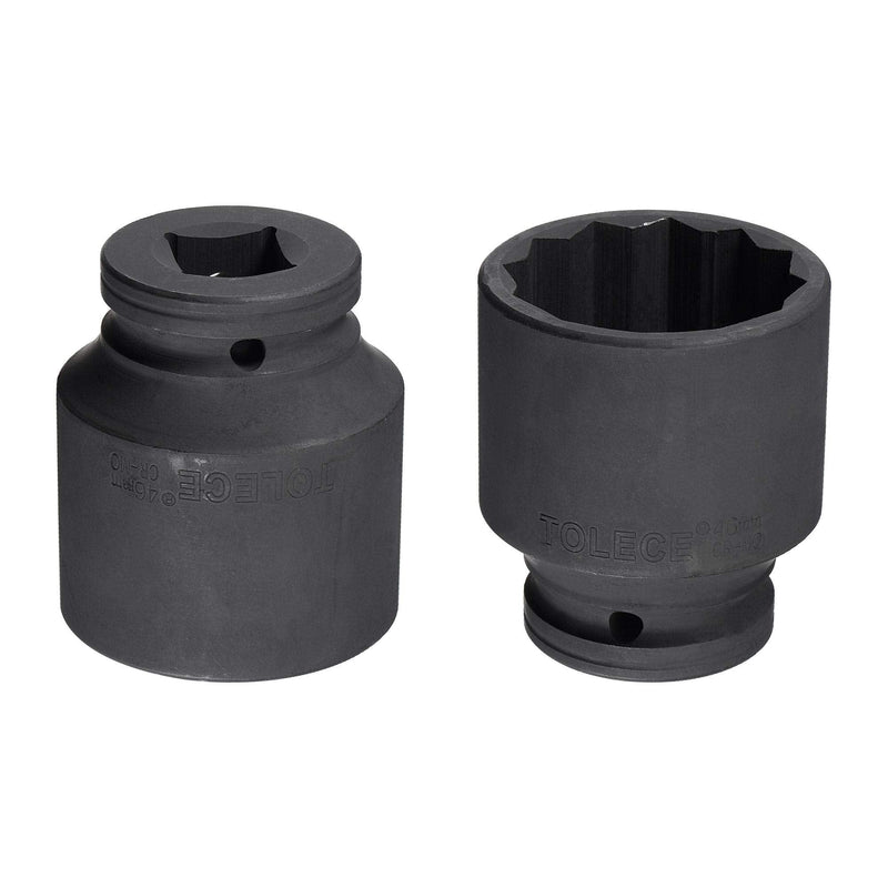 uxcell 3/4-Inch Drive 46mm 12-Point Impact Socket, CR-MO Steel 70mm Length, Standard Metric Sizes