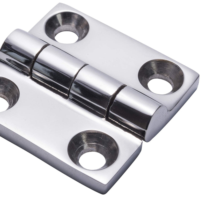 Boat Butt Hinges 316 Stainless Steel 1-1/2 Inch ×1-1/2 Inch,Heavy Duty Casting Solid Butt Hinges,Boat Hatch Hinge use for Boat Yacht,Pack of 4,Include Screws