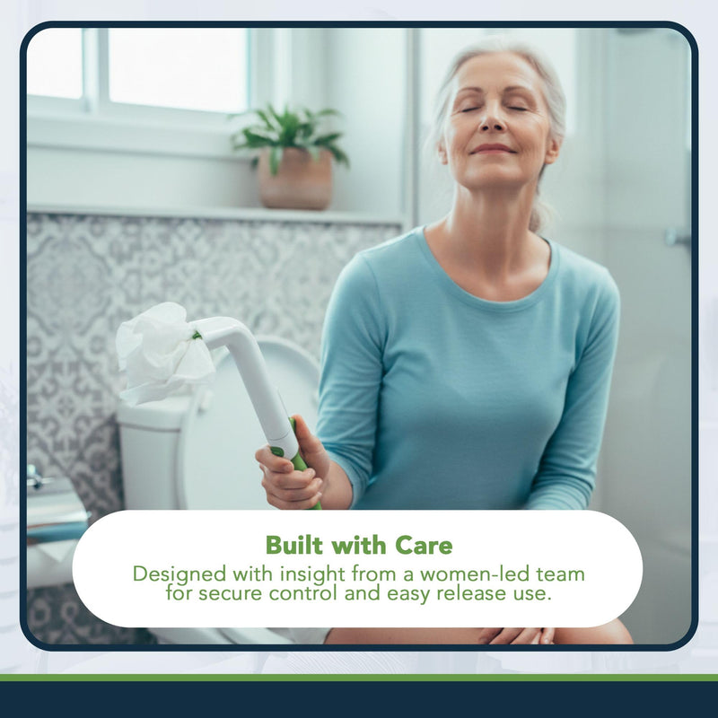 FreedomWand Multipurpose Toilet Wand - Reacher, Wiping Tool 14.5 Inch for Men and Women, Butt Wiper, Paper Extender, Seniors Reachers Grabbers, for Post Hip Back Shoulder Surgery & Disabled Elderly