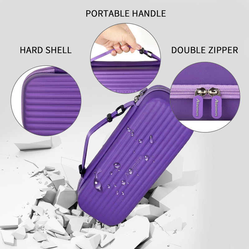 Stethoscope Case Compatible with 3M Littmann Classic III/for MDF Instruments/for Paramed/for FriCARE Monitoring Stethoscope, Extra Room for Doctor & Nurse Accessories-Purple Purple