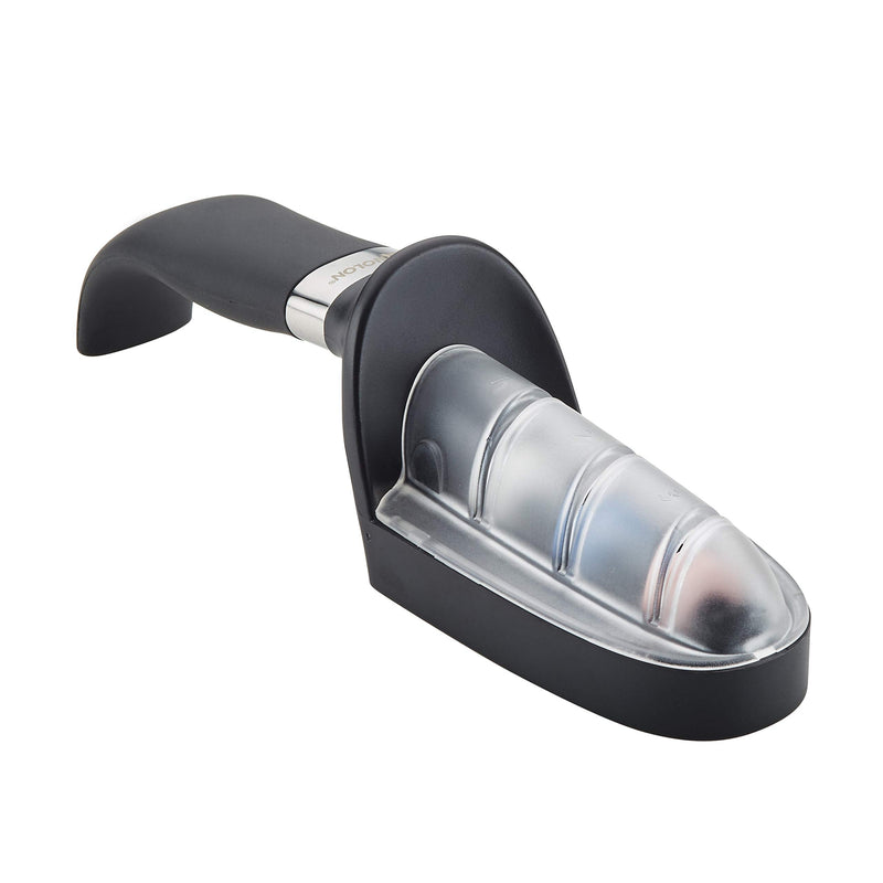 Anolon 47998 AlwaysSharp Kitchen Universal Knife Sharpening for Straight Blade Knives, 9 Inch, Black Knife Sharpener