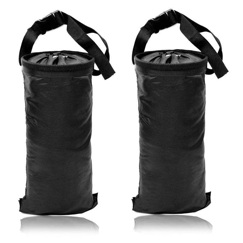 Car Trash Bag Car Trash Can Hanging Back Seat Car, Car Garbage Bag with Storage Pockets, Washable Eco-Friendly Car Garbage Can for Outdoor Traveling & Home Use (2 Pcs Black) 2 Black
