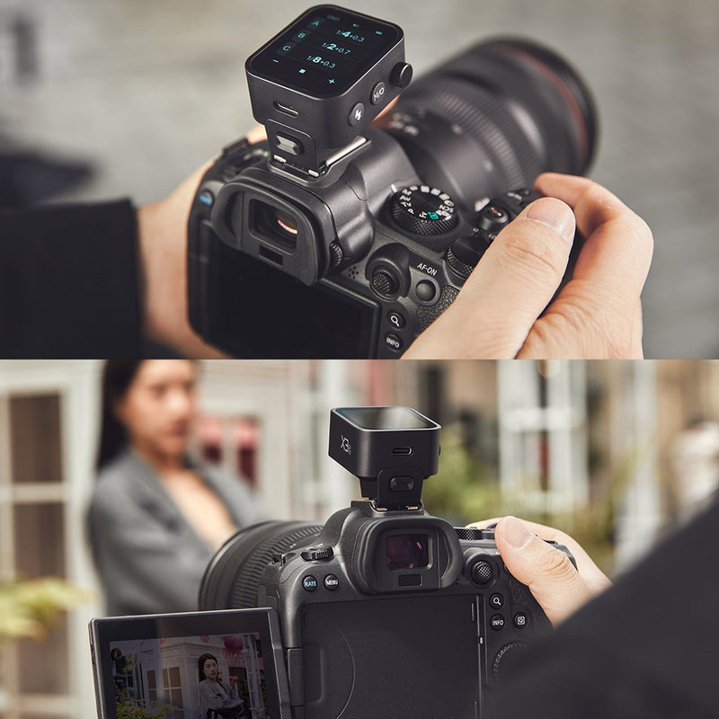 Godox X3-S X3S X3 S Touchscreen TTL Wireless Flash Trigger for Sony, 2.4GHz Wireless, High Speed Sync, OLED Screen Adjustable Brightness TTL Speedlight Transmitter for Sony Cameras