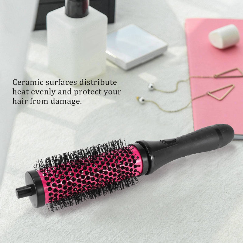 Round Hair Brush Set with Detachable Barrels Styling Tool, Ceramic Ionic Technology, Round Hairbrush for Volume, Curl & Smooth Blowouts, 6 Rollers + 1 Handle + 6 Butterfly Clips