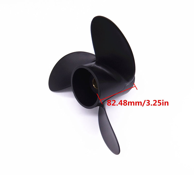 SouthMarine 7.8x8 Aluminium Alloy Propeller for Tohatsu for Nissan 3R1-W64516-0 3R1W645160M 3R1-B64516-1 3R1B645161M for Mercury Mariner 48-812950A02 for Evinrude Johnson OMC BRP 0766541 4HP 5HP 6HP