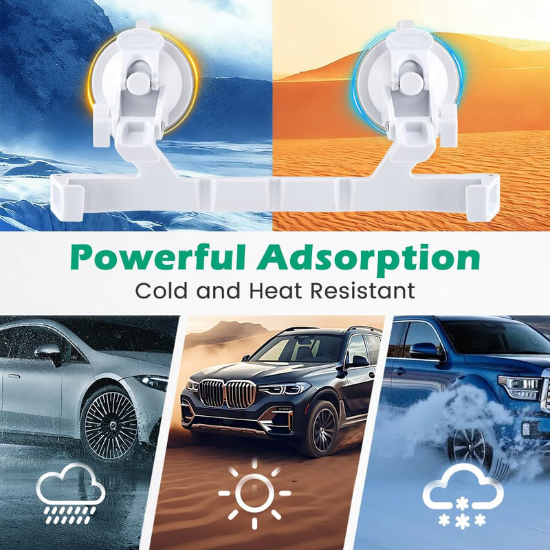 Starlink Mini Car Mount with Suction Cup for Dashboard & Windshield | Upgraded Stable Signal Bracket for Starlink Mini Satellite Internet, Compatible with Most Vehicles