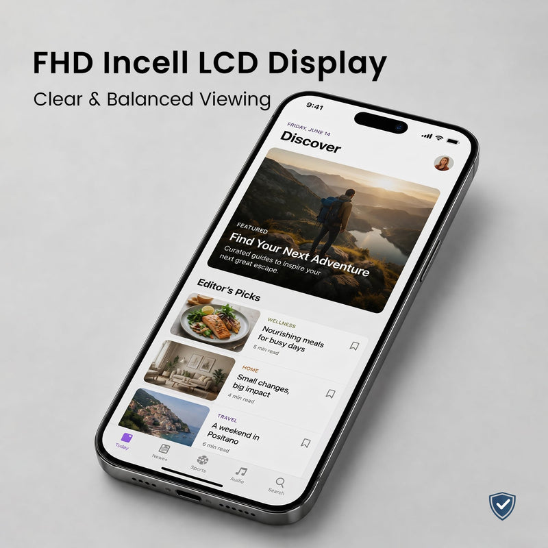 AuraLens for iPhone 16 Pro Screen Replacement Kit LCD Display Assembly | A3083 A3292 A3294 A3293, FHD INCELL LCD Digitizer 6.3 Inch, COF, 120Hz, Repair Tools, Waterproof Adhesive, Magnetic Screw Pad For iPhone 16 Pro (6.3")