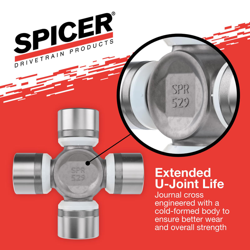 Spicer 5-1310X U-Joint Kit 1310/SPL22 Series (OSR) Non-Greaseable