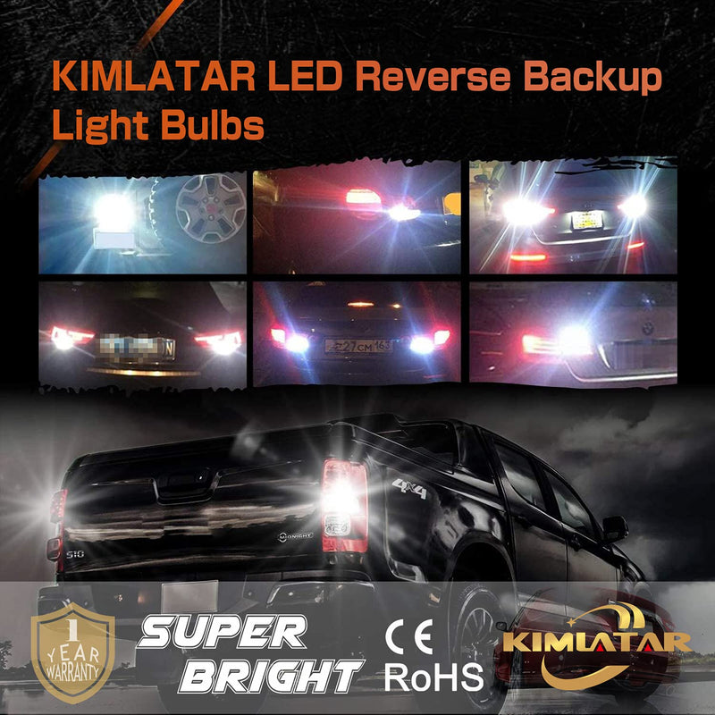 7443 LED Bulbs for Back Up Reverse Lights, CANBUS Error Free, 4000Lumens, CSP 6-SMD Upgraded 6500K High Brightness 7440 7441 7444 Bulbs （Pack of 2） 7443/7444/7440
