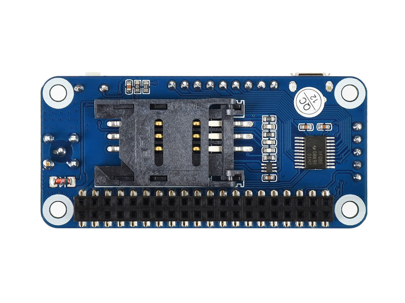 Waveshare GSM/GPRS HAT, Compatible with Raspberry Pi 5/4B/3B/Zero/Zero W/Zero 2W/Pico/Pico W/Pico WH,Jetson Nano Based on SIM800C Support SMS Data Transfer ect, 2G Communication