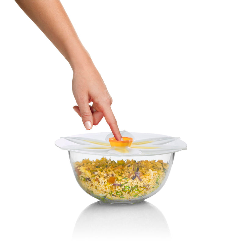 Charles Viancin Silicone Lids - Daffodil Silicone Bowl Covers/Airtight Pan Lid (9 Inch) 9 Inch