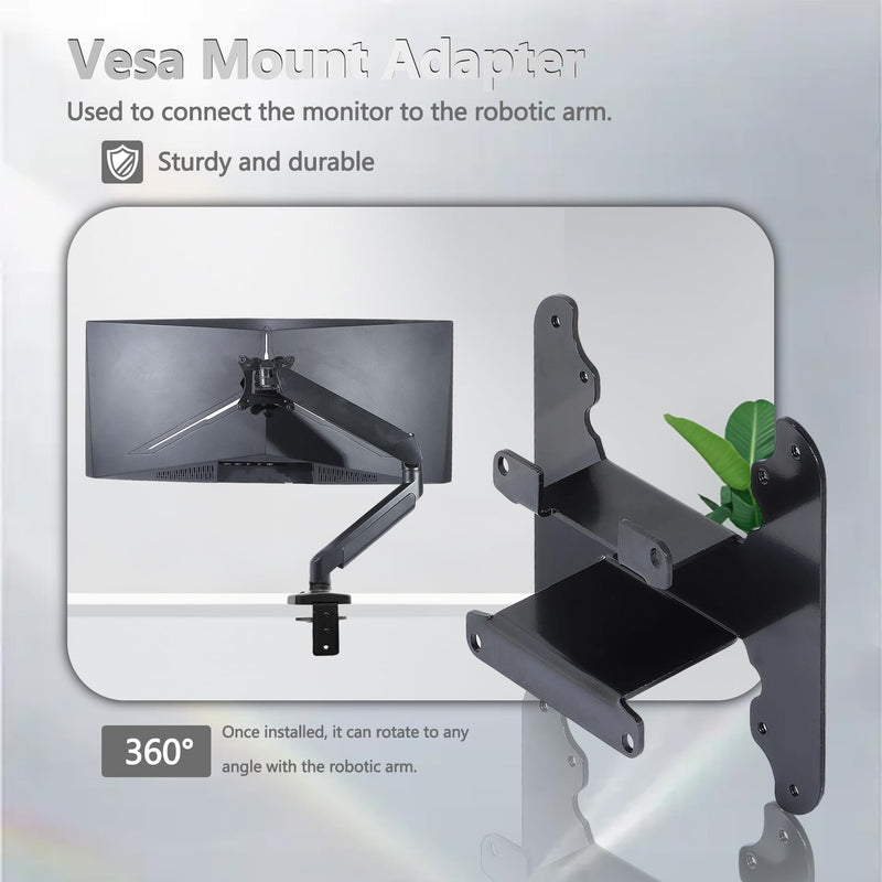 C355B-QUN168 VESA Adapter Compatible with Sceptre 35",MONOPRICE 35" Monitor | (Fits C355W-3440UN,C355B-3440UN1,C355B-QUN168,V3L6W Zero-G)–75x75 to 100x100 Wall Mount Bracket